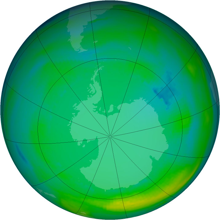 Ozone Map 1982-07-30